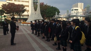 東京へ向けて出発しました