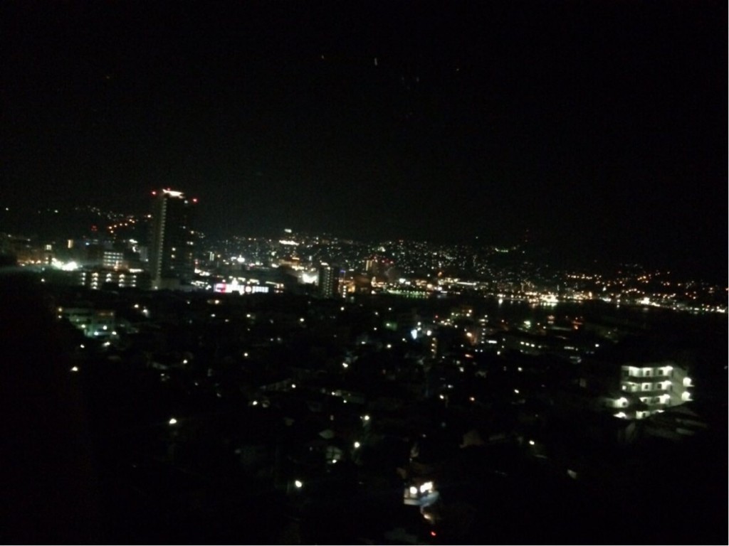 長崎の夜景を鑑賞しました。