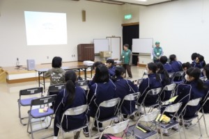 室内での講義
