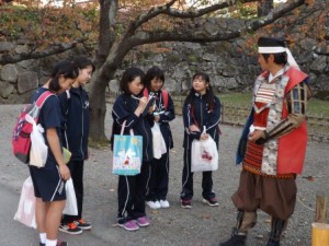 武士に質問