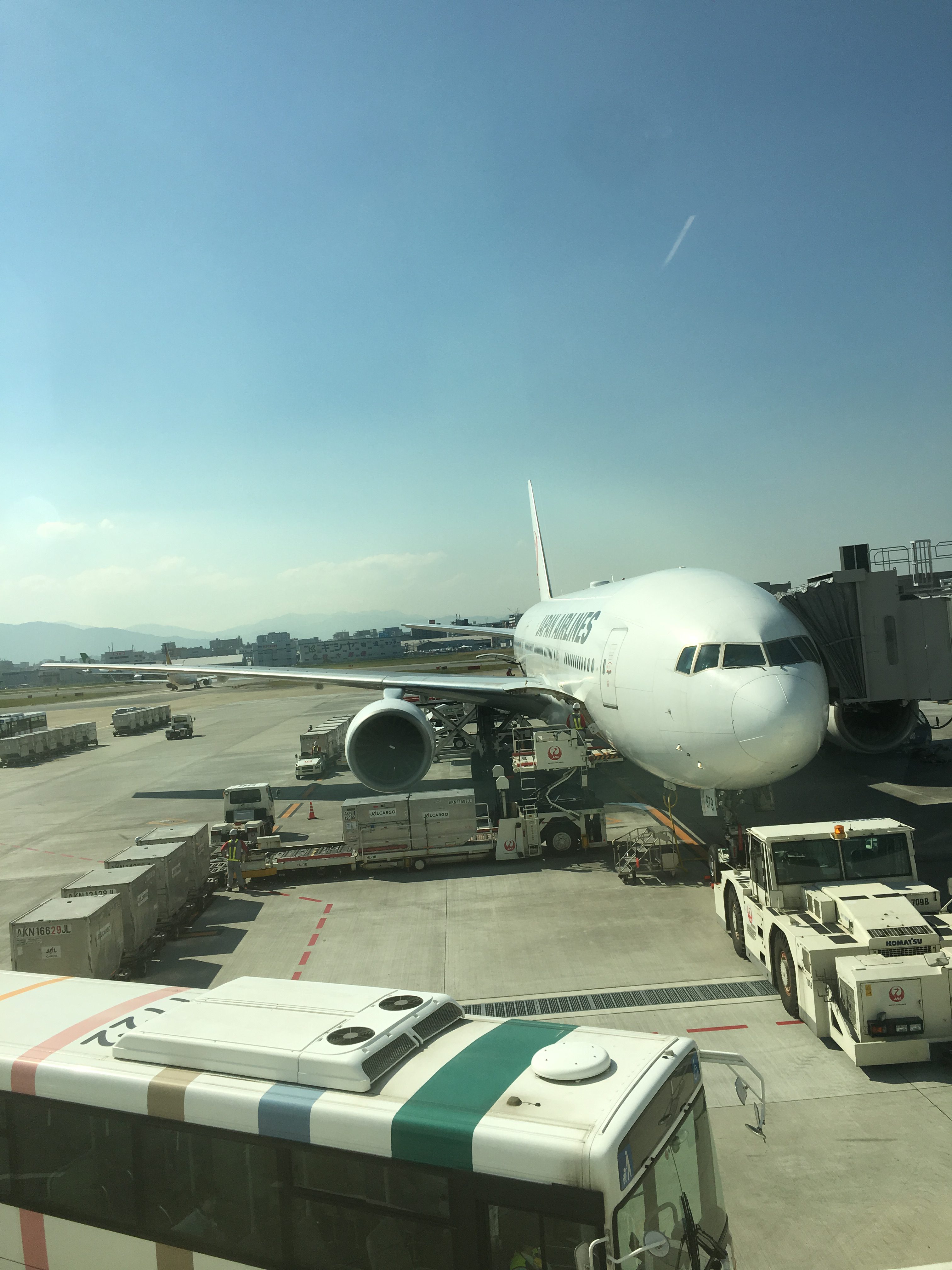 福岡空港離陸