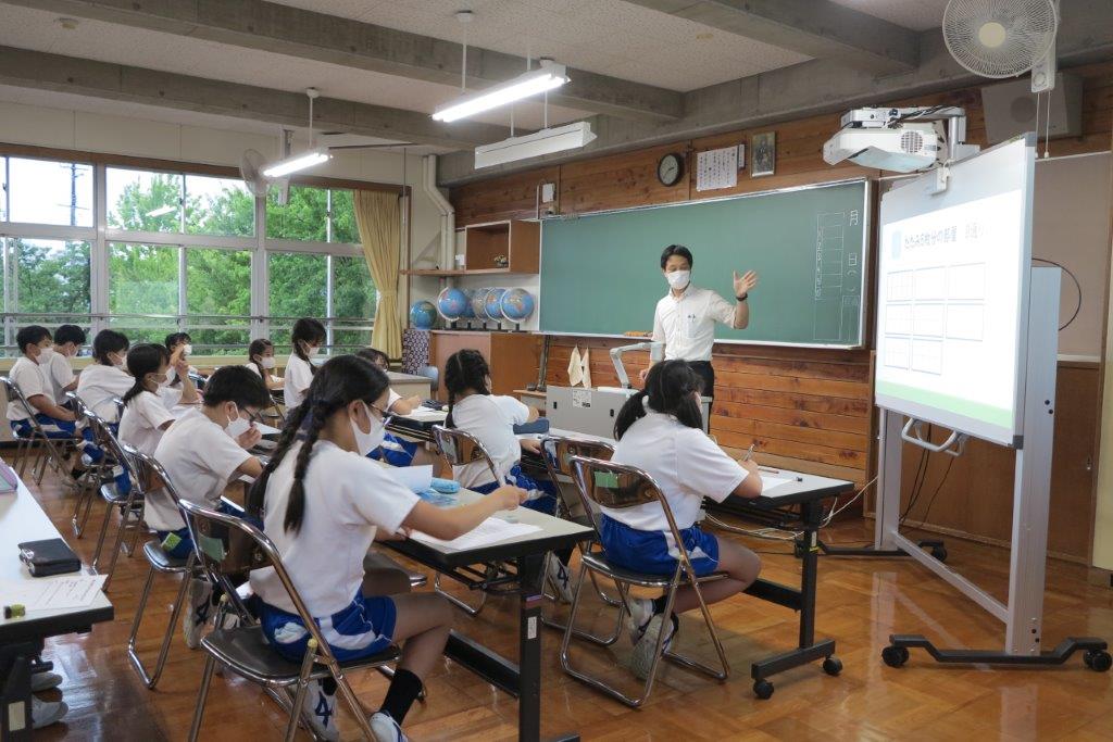 中学校教員による授業