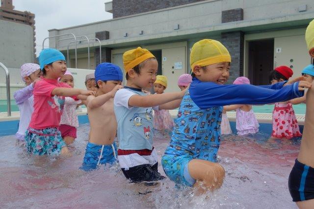 楽しかった水遊び！